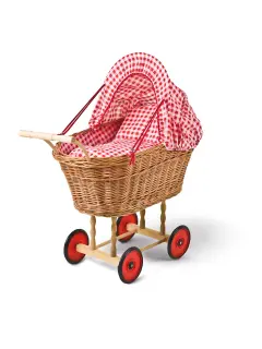 Puppenwagen aus Weide
